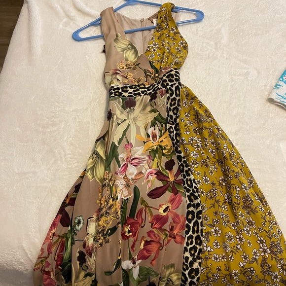Anthropologie x Kachel Silk Patterned Dress - Picture 2 of 6